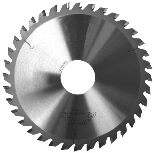 Woodworking tools cutting tools manufacturers saw blades Reverse Radial Scoring Blades